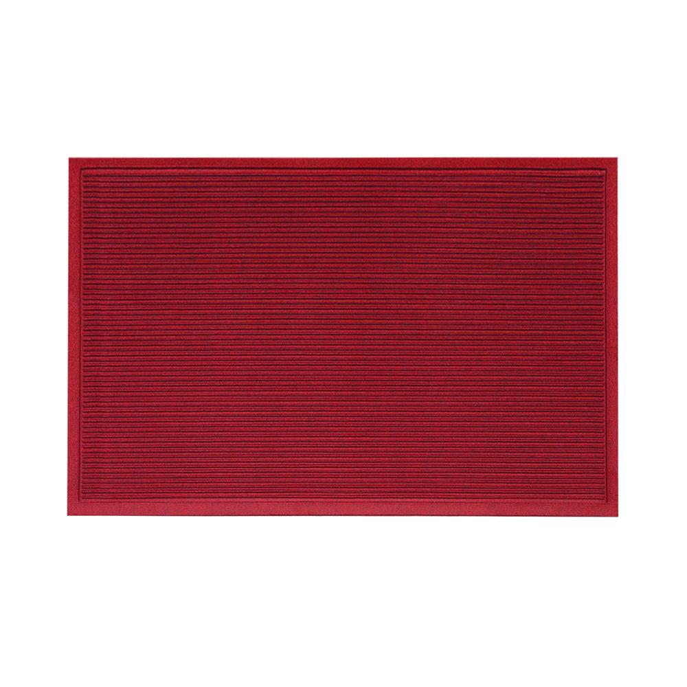 พรมเช็ดเท้าดักฝุ่น KLEEN-TEX STRIPE 45x75 ซม. สีแดง