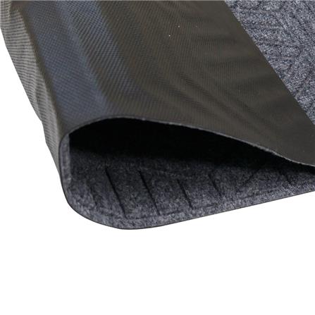 พรมเช็ดเท้าดักฝุ่น PRAW DEE-ECO 45x75 ซม. สีเทา_1