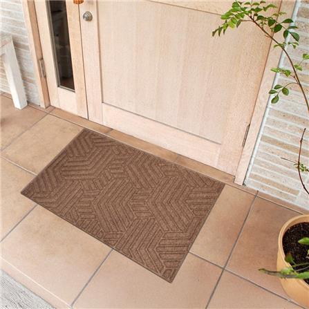 พรมเช็ดเท้าดักฝุ่น DEE-ECO 45x75 ซม. สีน้ำตาล/เบจ_6