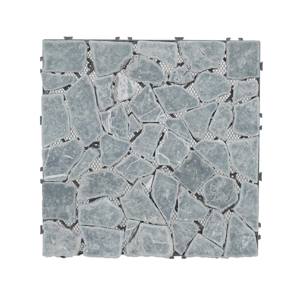 แผ่นทางเท้าหินอ่อน SPRING 30x30 ซม. สีดำ