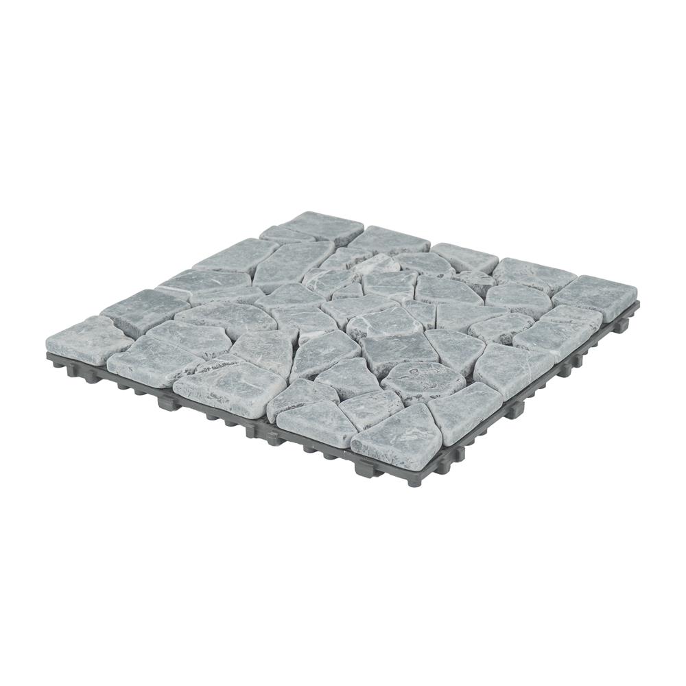 แผ่นทางเท้าหินอ่อน SPRING 30x30 ซม. สีดำ