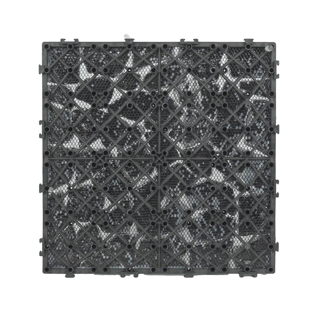 แผ่นทางเท้าหินอ่อน SPRING 30x30 ซม. สีดำ