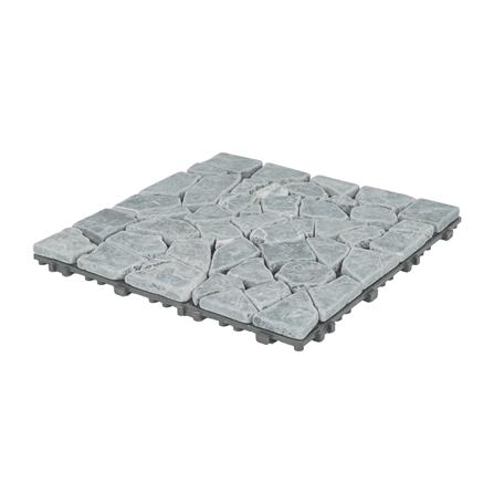 แผ่นทางเท้าหินอ่อน SPRING 30x30 ซม. สีดำ_1