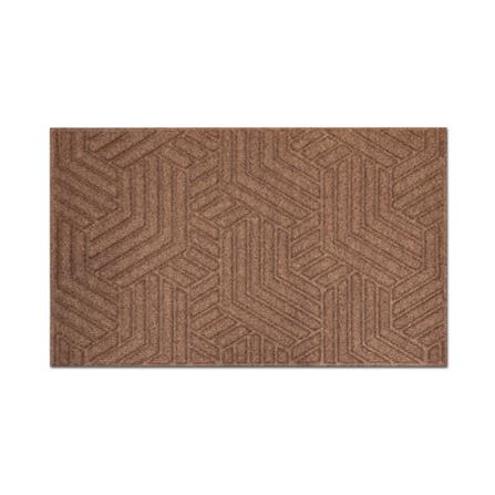 พรมเช็ดเท้าดักฝุ่น DEE-ECO 60x90 ซม. สีน้ำตาล/เบจ_0