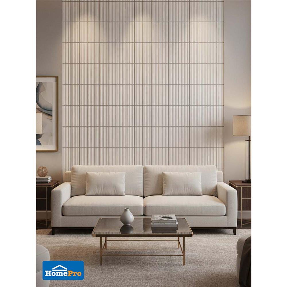 กระเบื้องผนัง 30x45 ซม. DURAGRES นาตาย่า ไลน์ ไวท์ A 1.08 ตร.ม.