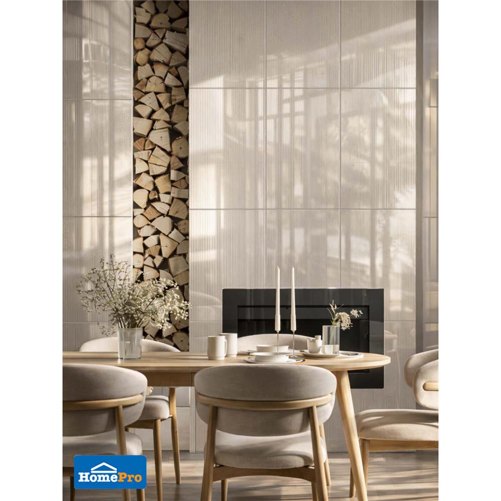 กระเบื้องผนัง 30x45 ซม. DURAGRES อูซี่ ไลน์ ไลท์ โบน A 1.08 ตร.ม.