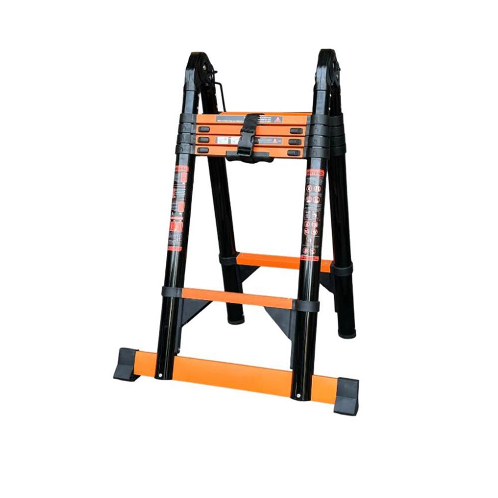 บันไดอเนกประสงค์ปรับแบบ BARCO 2x5 10 ขั้น สีดำ