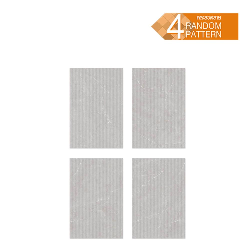 กระเบื้องผนัง 30x45 ซม. DURAGRES โลก้า ไลน์ เกรย์ A 1.08 ตร.ม.