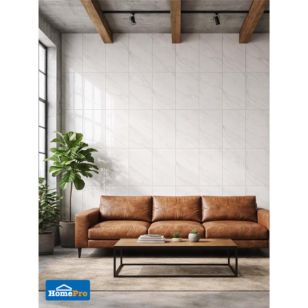 กระเบื้องผนัง 30x45 ซม. DURAGRES ออร์บิท ไลน์ ขาว A 1.08 ตร.ม.