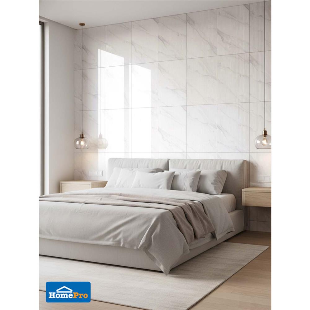 กระเบื้องผนัง 30x45 ซม. DURAGRES ออร์บิท ไลน์ ขาว A 1.08 ตร.ม.