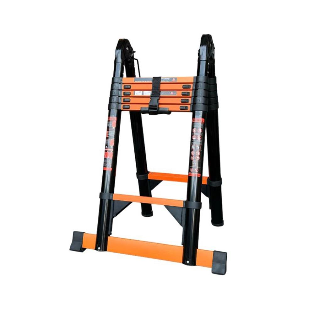 บันไดอเนกประสงค์ปรับแบบ BARCO 2x6 12 ขั้น สีดำ