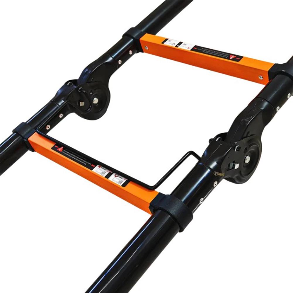 บันไดอเนกประสงค์ปรับแบบ BARCO 2x4 8 ขั้น สีดำ