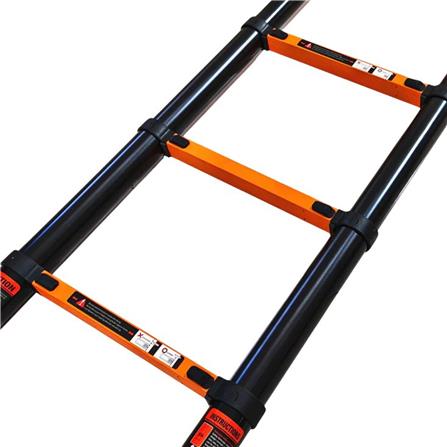 บันไดอเนกประสงค์ปรับแบบ BARCO 2x4 8 ขั้น สีดำ_2