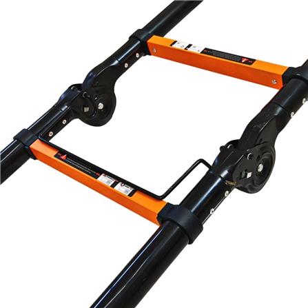 บันไดอเนกประสงค์ปรับแบบ BARCO 2x4 8 ขั้น สีดำ_3