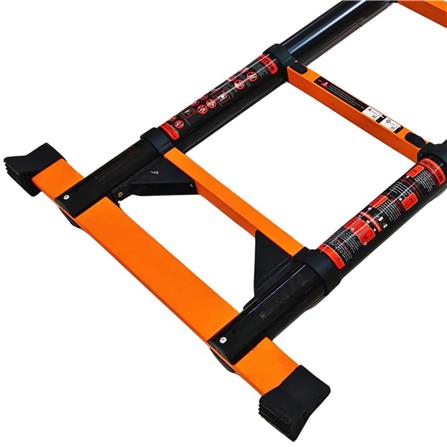 บันไดอเนกประสงค์ปรับแบบ BARCO 2x4 8 ขั้น สีดำ_4