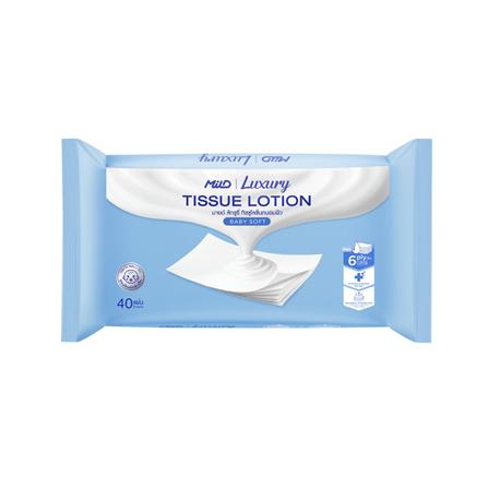 กระดาษเช็ดหน้า MILD LUXURY LOTION BABY SOFT 40 แผ่น (แพ็ก 4 ชิ้น)_3