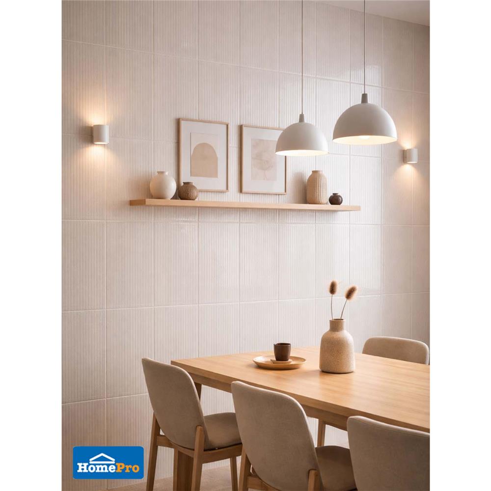 กระเบื้องผนัง 30x45 ซม. DURAGRES โลก้า ไลน์ โบน A 1.08 ตร.ม.