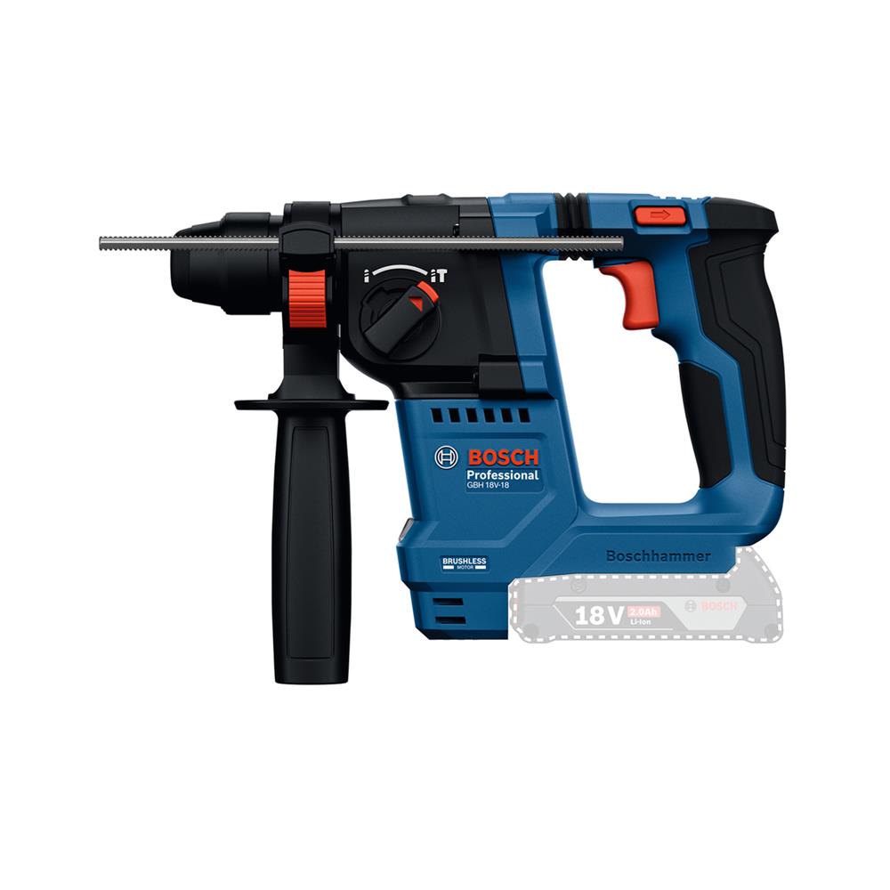 สว่านโรตารี่ไร้สาย (เฉพาะตัวเครื่อง) BOSCH GBH18V-18 10 มม. 18 โวลต์