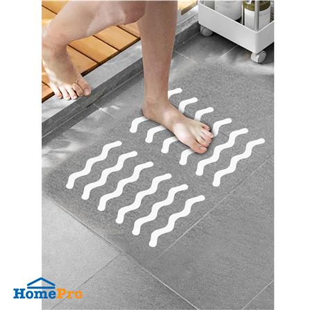 สติ๊กเกอร์ HOME LIVING STYLE ANTI-SLIP 20x2 ซม. สีขาว (แพ็ก 24 ชิ้น)_1