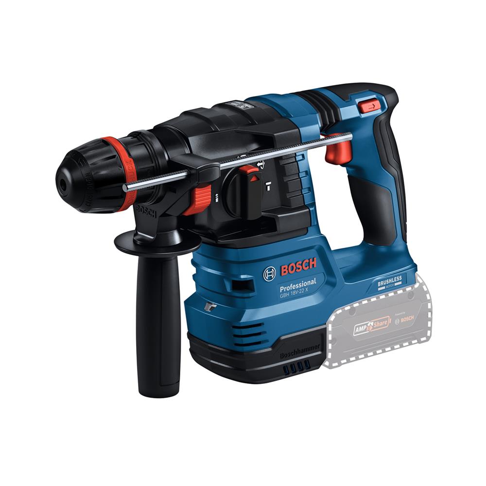 สว่านโรตารี่ไร้สาย (เฉพาะตัวเครื่อง) BOSCH GBH18V-22X 10 มม. 18 โวลต์