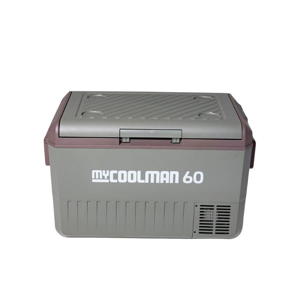 ตู้แช่แข็งพกพา MYCOOLMAN MCMR60 60 ลิตร สีเขียว/น้ำตาล
