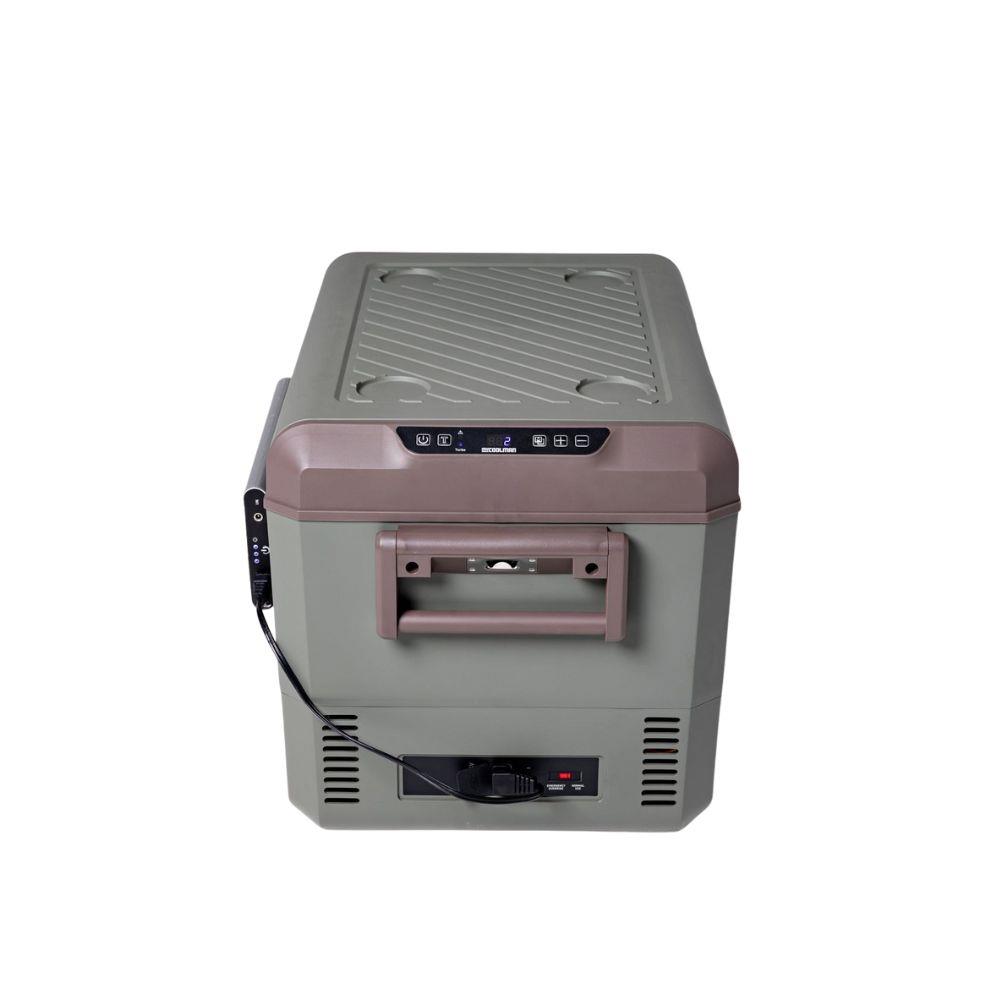 ตู้แช่แข็งพกพา MYCOOLMAN MCMR60 60 ลิตร สีเขียว/น้ำตาล