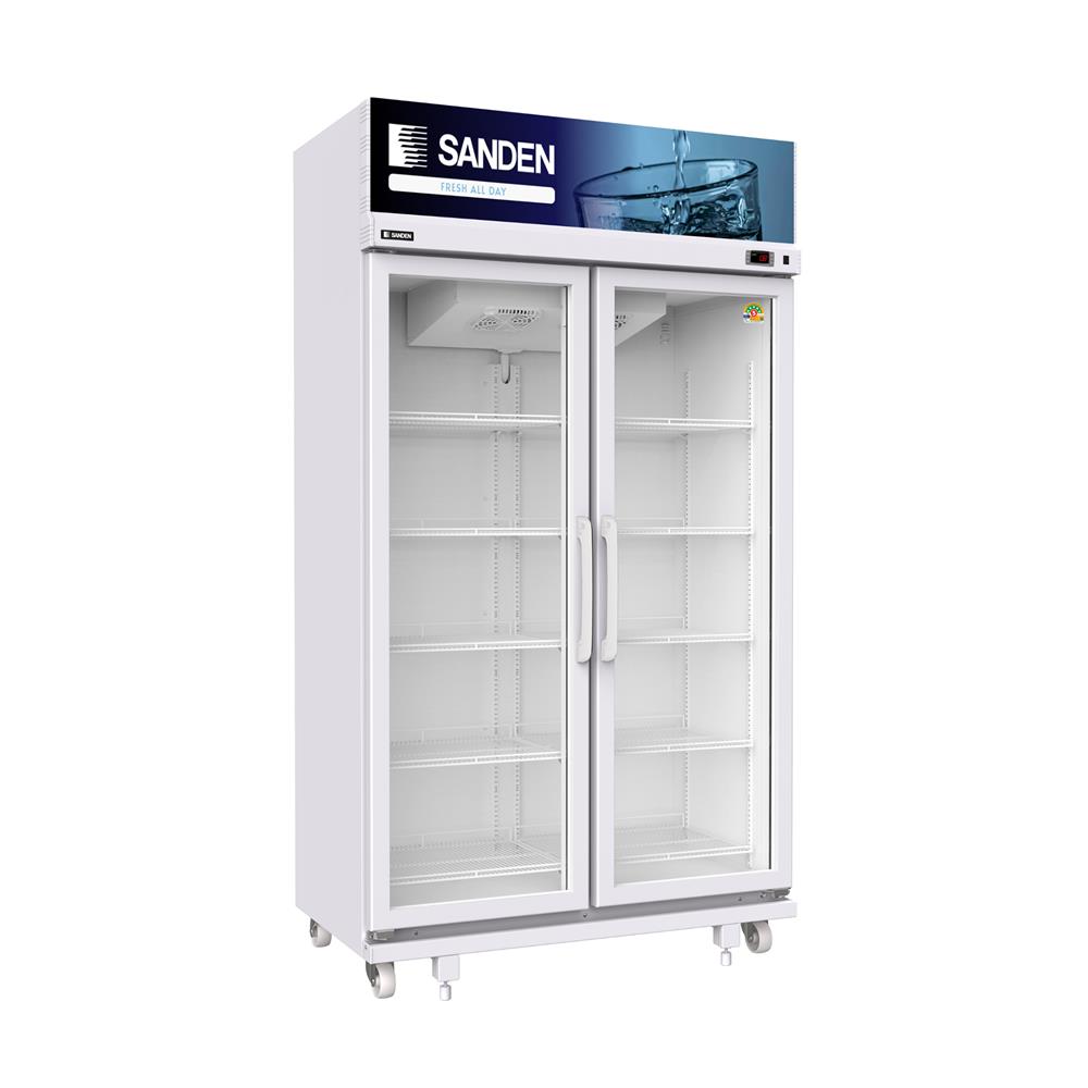 ตู้เครื่องดื่ม 2 ประตู SANDEN SME-1100 26.9 คิว สีขาว