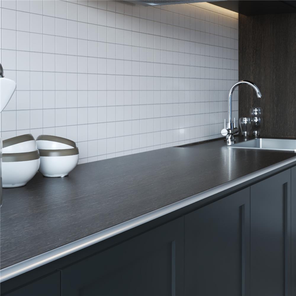 คิ้วอะลูมิเนียมแบบโค้ง DP 12 มม. 2 ม. สีทรายเงิน