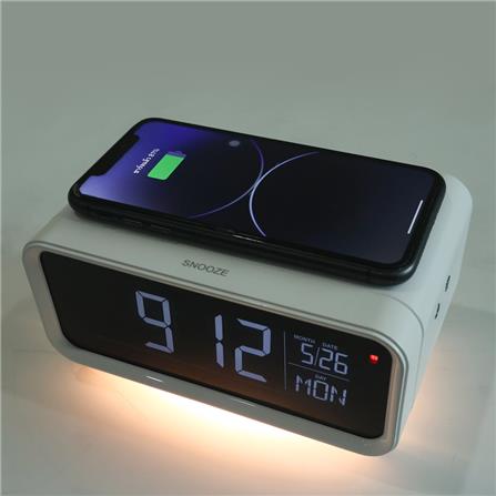 นาฬิกาดิจิทัล LED RIN 2150704022 6.6x3.4 นิ้ว สีขาว_5