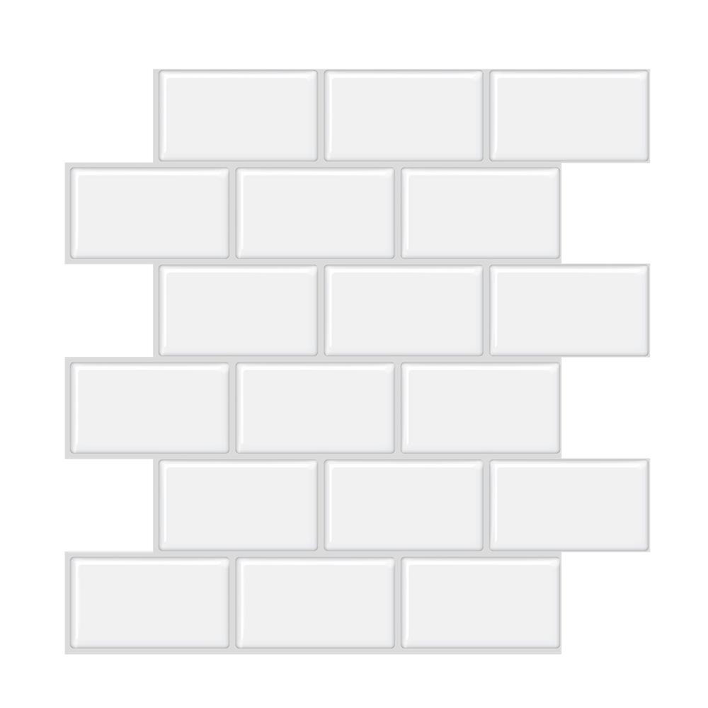 สติ๊กเกอร์ D.I.Y HOME LIVING STYLE GROUT 30x30 ซม. สีขาว (แพ็ก 4 ชิ้น)