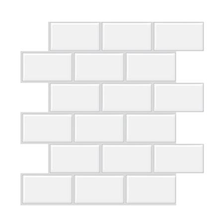 สติ๊กเกอร์ D.I.Y HOME LIVING STYLE GROUT 30x30 ซม. สีขาว (แพ็ก 4 ชิ้น)_0