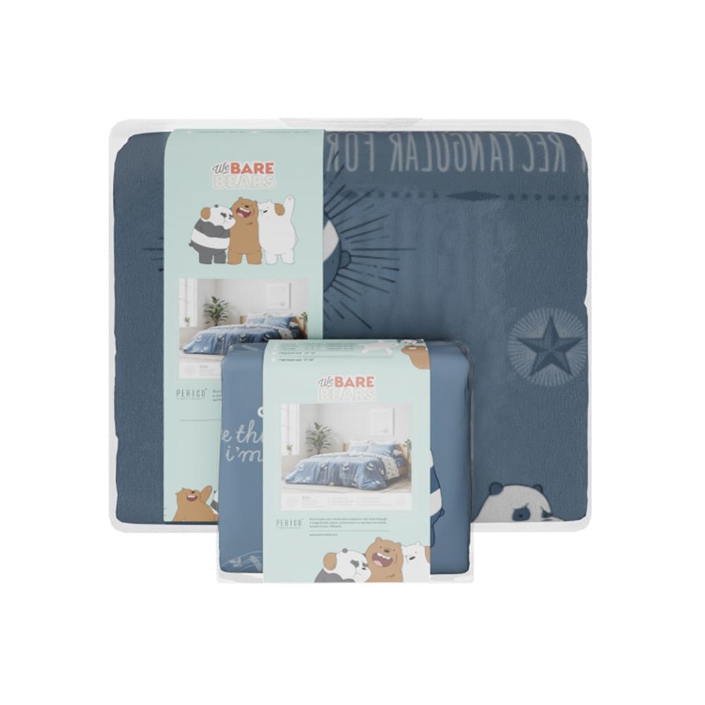 ชุดผ้าปูที่นอน 5 ฟุต (ชุด 6 ชิ้น) PERICO WE BARE BEARS P052