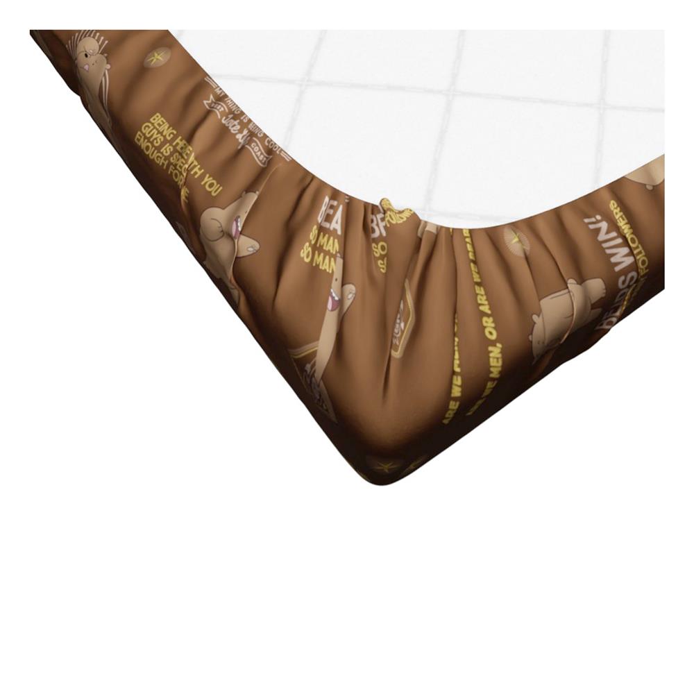 ชุดผ้าปูที่นอน 5 ฟุต (ชุด 6 ชิ้น) PERICO WE BARE BEARS P051