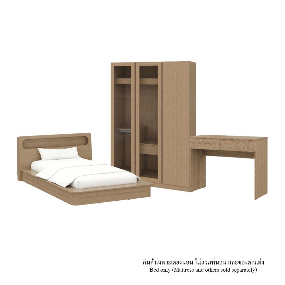 ชุดห้องนอน 3.5 ฟุต KONCEPT TOMO 59064224 สีแคชชูโอ๊ค