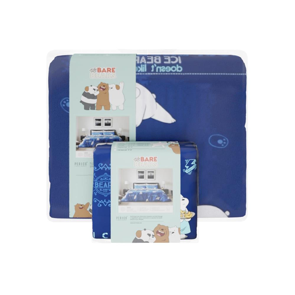 ชุดผ้าปูที่นอน 3.5 ฟุต (ชุด 4 ชิ้น) PERICO WE BARE BEARS P053