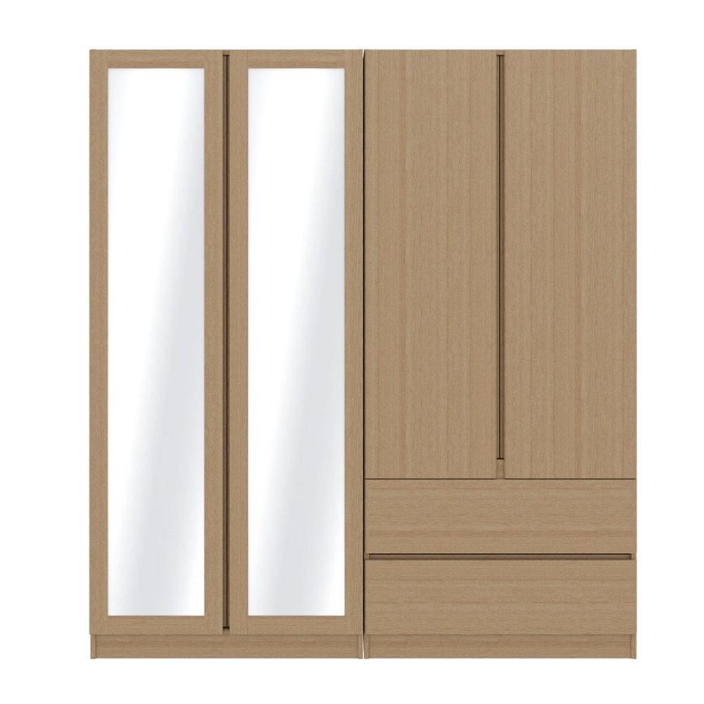 ชุดห้องนอน 6 ฟุต KONCEPT TOMO 59064226 สีแคชชูโอ๊ค