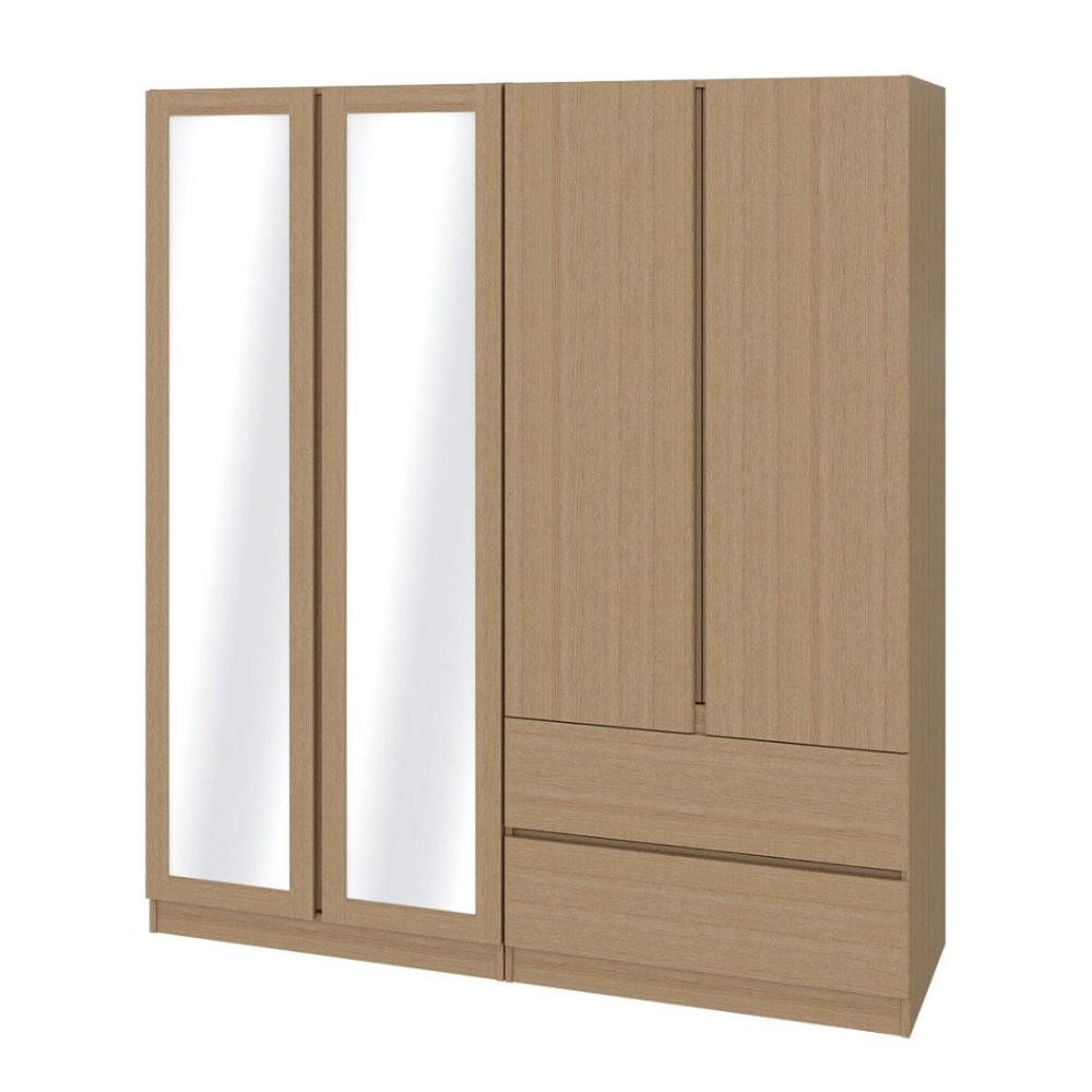 ชุดห้องนอน 6 ฟุต KONCEPT TOMO 59064226 สีแคชชูโอ๊ค