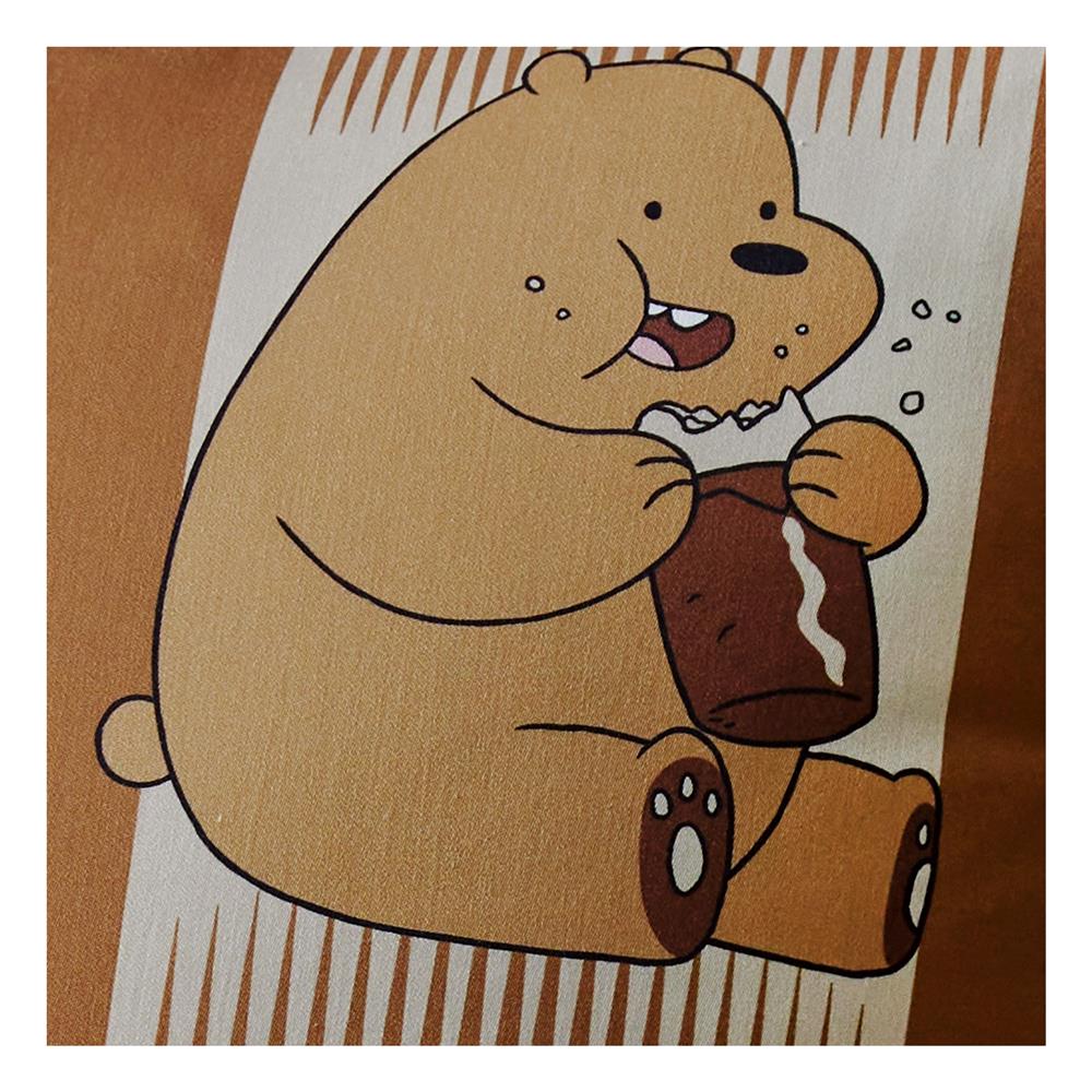 ชุดผ้าปูที่นอน 6 ฟุต (ชุด 6 ชิ้น) PERICO WE BARE BEARS P051