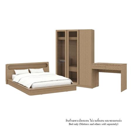 ชุดห้องนอน 5 ฟุต KONCEPT TOMO 59064222 สีแคชชูโอ๊ค_0