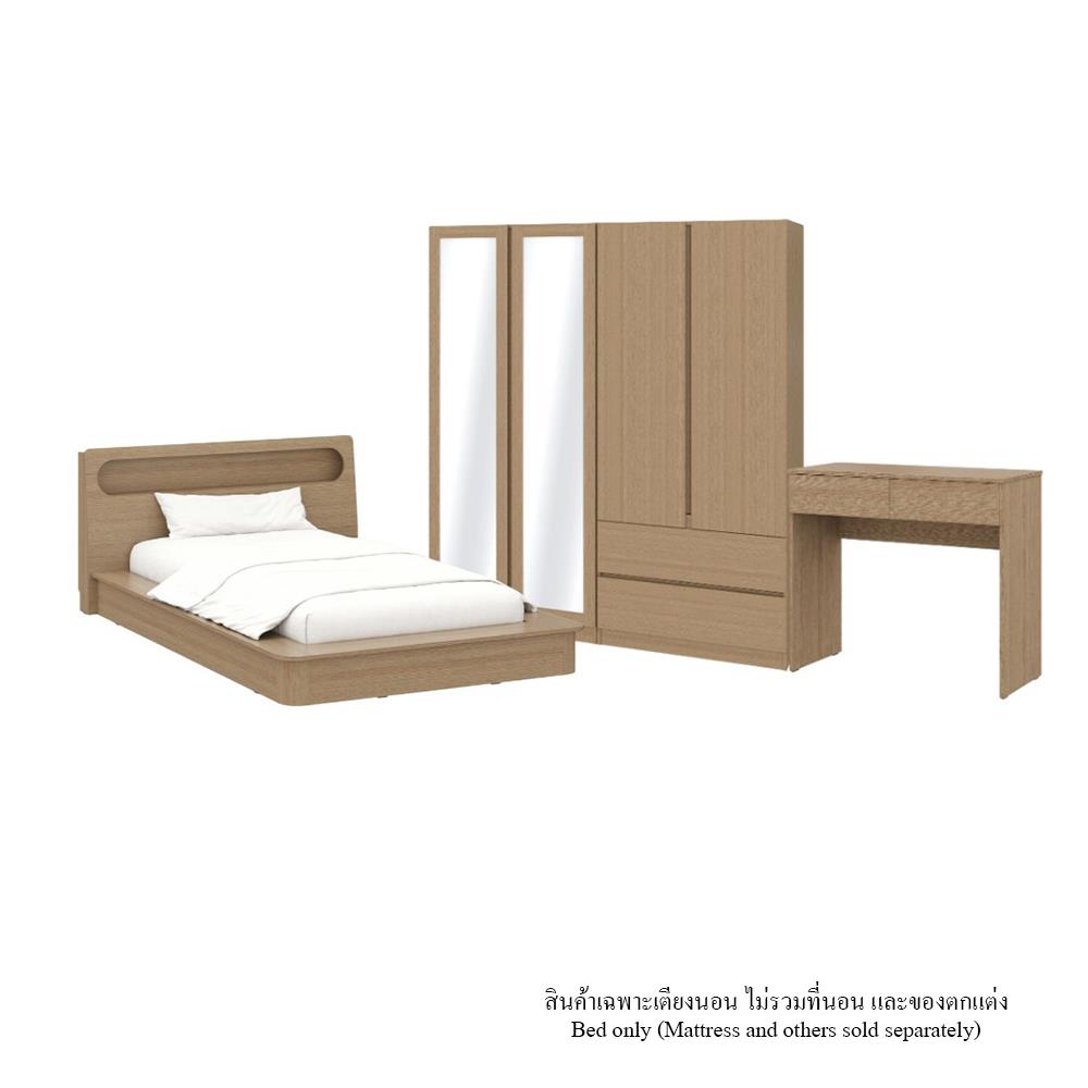 ชุดห้องนอน 3.5 ฟุต KONCEPT TOMO 59064227 สีแคชชูโอ๊ค