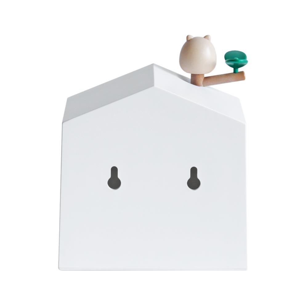 กล่องทิชชู่ป๊อปอัพ MINIMAL SCULPT OWL FRIEND สีขาว