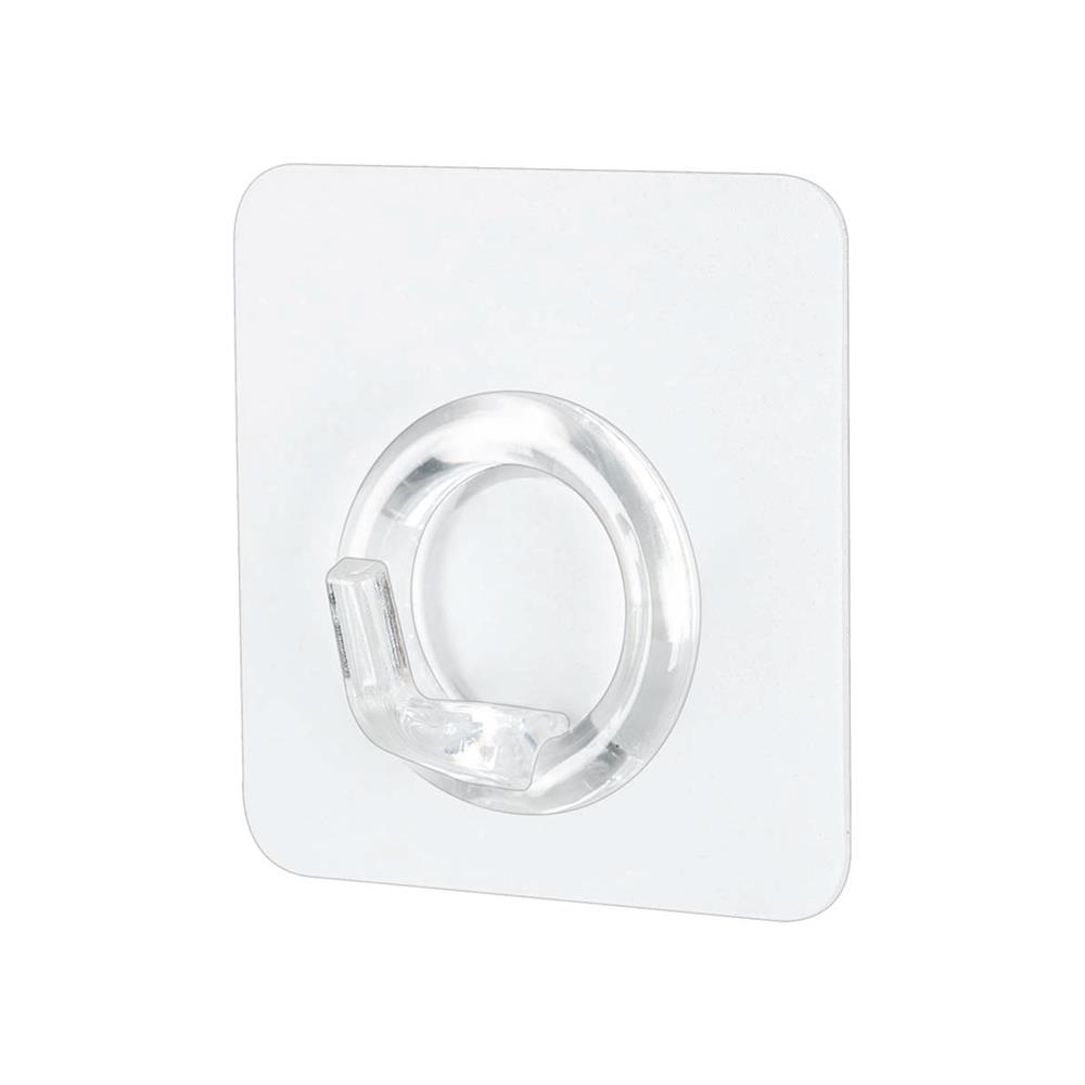 ขอแขวนกลมใสติดเทปกาว DEHUB VMH1O-CC60 สีใส_1