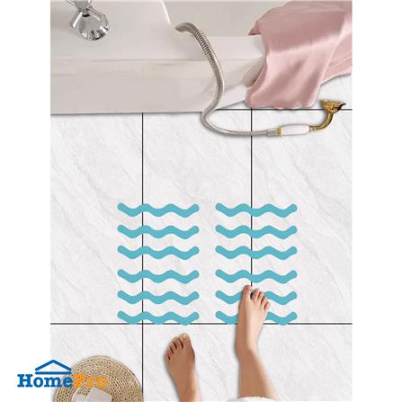 สติ๊กเกอร์ HOME LIVING STYLE ANTI-SLIP 20x2 ซม. สีฟ้า (แพ็ก 24 ชิ้น)_1