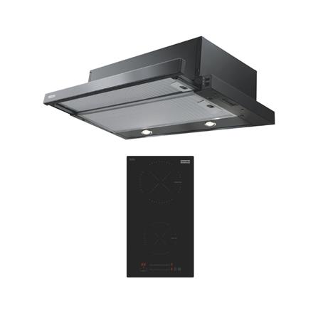เตาฝัง+เครื่องดูดควัน FRANKE FIH3210+FTC601 BK/GL