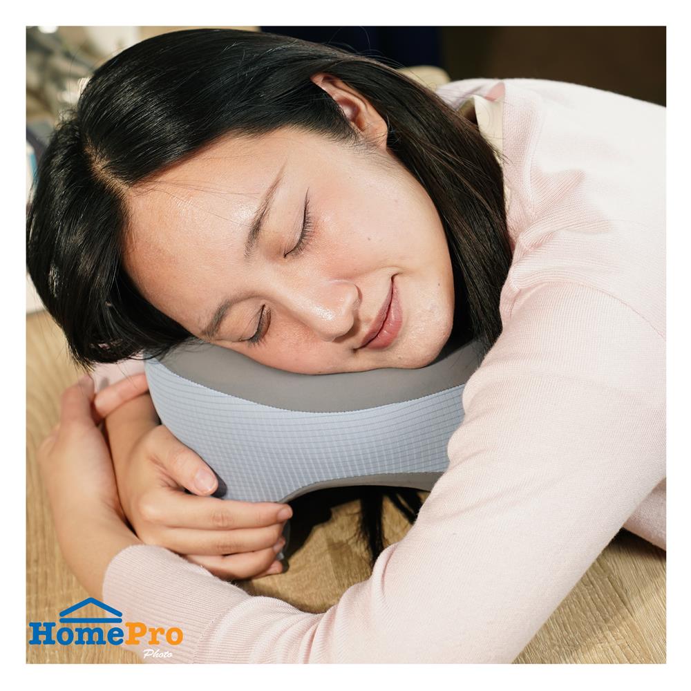 หมอนรองคอ HOME LIVING STYLE HAZE-H 10.5x9 นิ้ว สีฟ้า