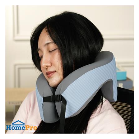 หมอนรองคอ HOME LIVING STYLE HAZE-H 10.5x9 นิ้ว สีฟ้า_5