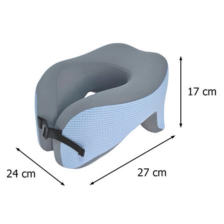 หมอนรองคอ HOME LIVING STYLE HAZE-H 10.5x9 นิ้ว สีฟ้า_10