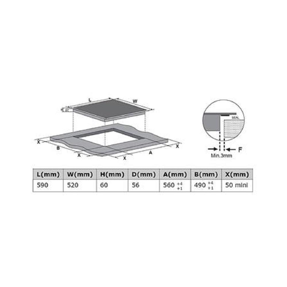 เตาฝัง+เครื่องดูดควัน FRANKE FIH6310+FT966NX