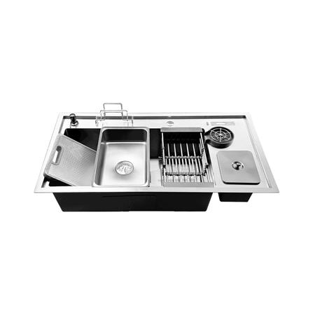 ซิงค์ฝัง 1 หลุม S-FLO NL0103 HM-10052 สีดำ_0