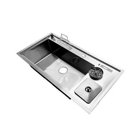 ซิงค์ฝัง 1 หลุม S-FLO NL0103 HM-10052 สีดำ_1